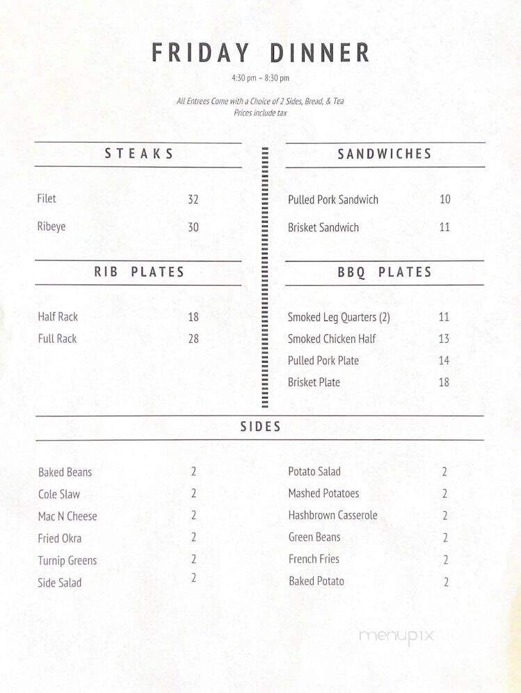 The Breakfast Club - Starkville, MS menu_pic