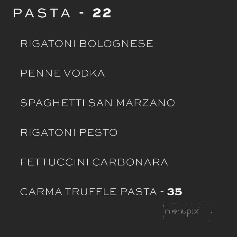 Carma Cucina Moderna - Boca Raton, FL menu_pic