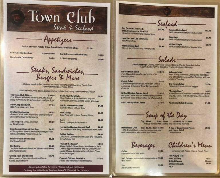 Town Club Restaurant - Highland, IN