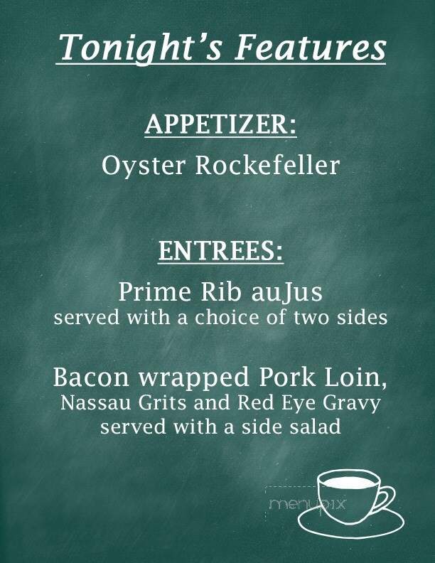 The Tavern at Jack's Neck - Belhaven, NC menu_pic