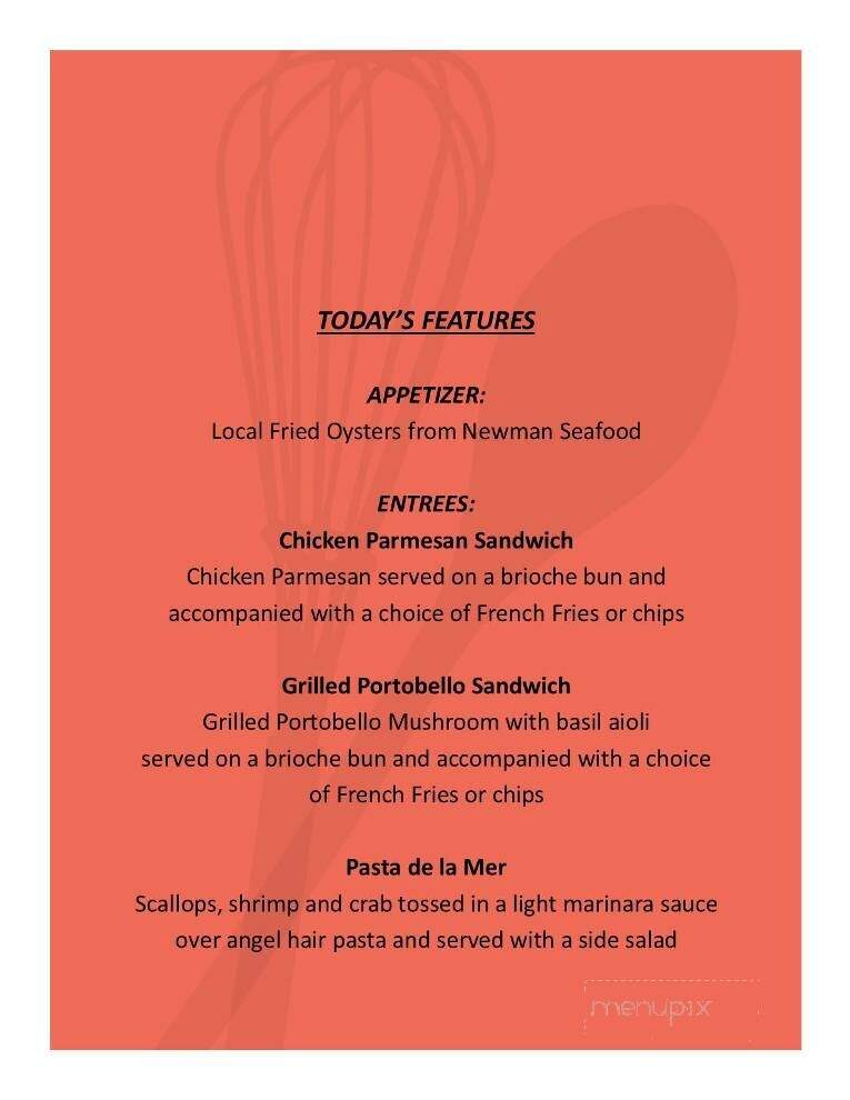 The Tavern at Jack's Neck - Belhaven, NC menu_pic