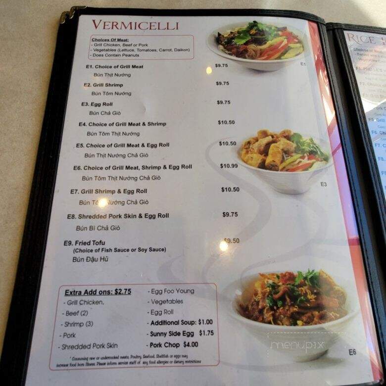 Pho Le - Sacramento, CA menu_pic