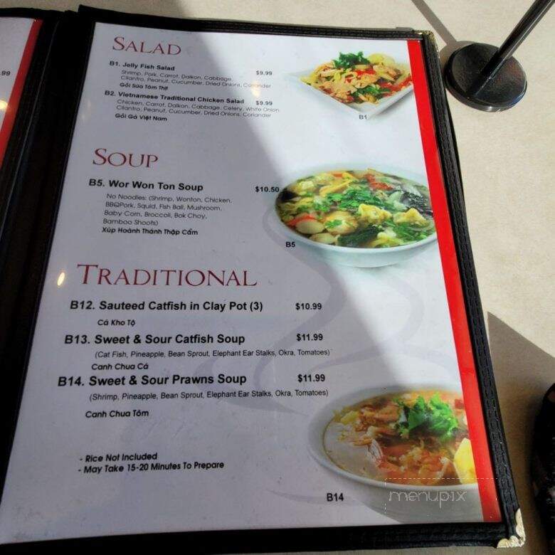 Pho Le - Sacramento, CA menu_pic
