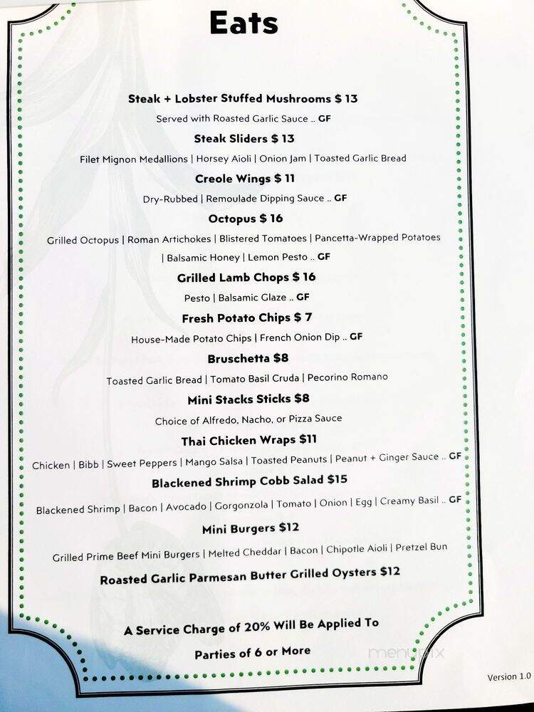 Stacks Bar & Grill - Valparaiso, IN menu_pic
