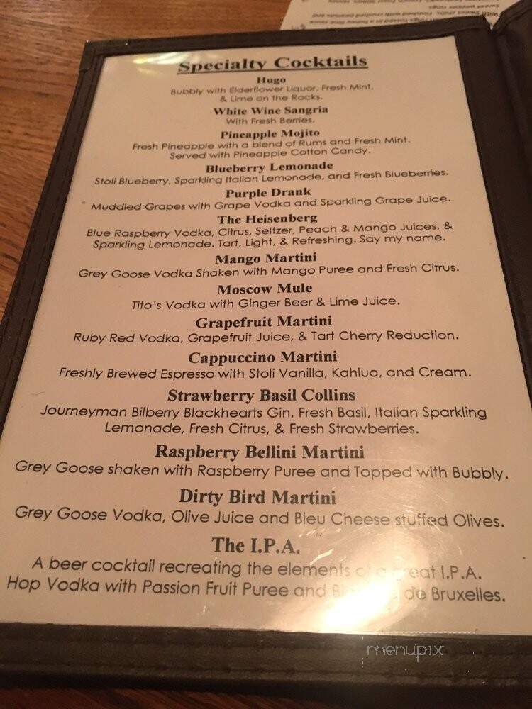 Stacks Bar & Grill - Valparaiso, IN menu_pic