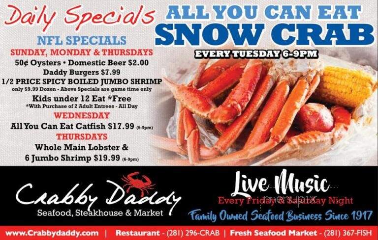 Crabby Daddy Seafood & Steakhouse - Spring, TX