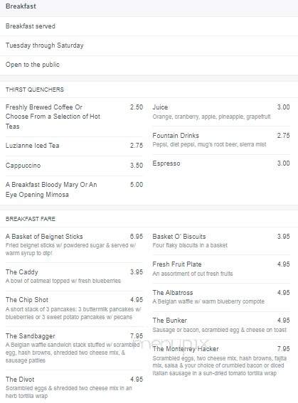 Audubon Tea Room - New Orleans, LA menu_pic