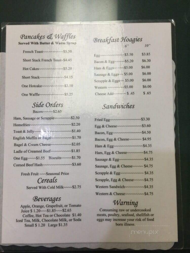 Guilday's Restaurant - Newark, DE menu_pic