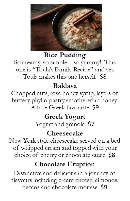 Apollo Restaurant & Tavern - Greater Sudbury, ON menu_pic