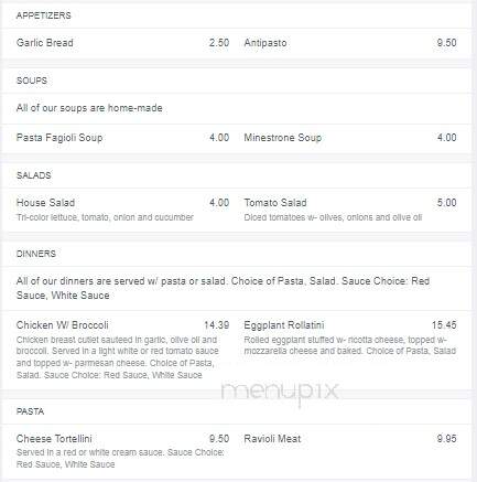 Joe's Pizzeria - Montville, NJ menu_pic