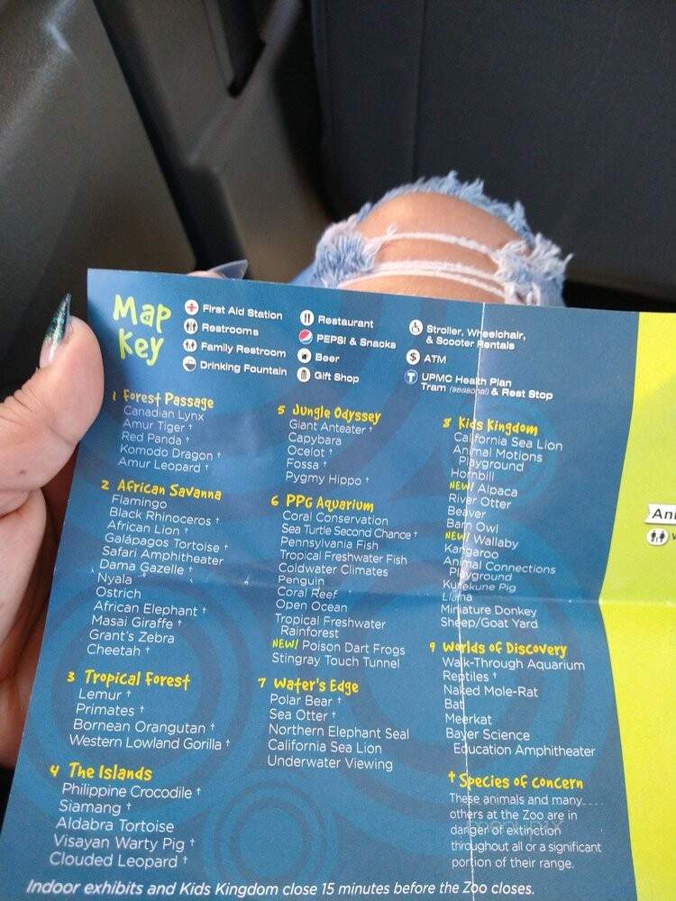 Pittsburgh Zoo & Aquarium - Pittsburgh, PA menu_pic