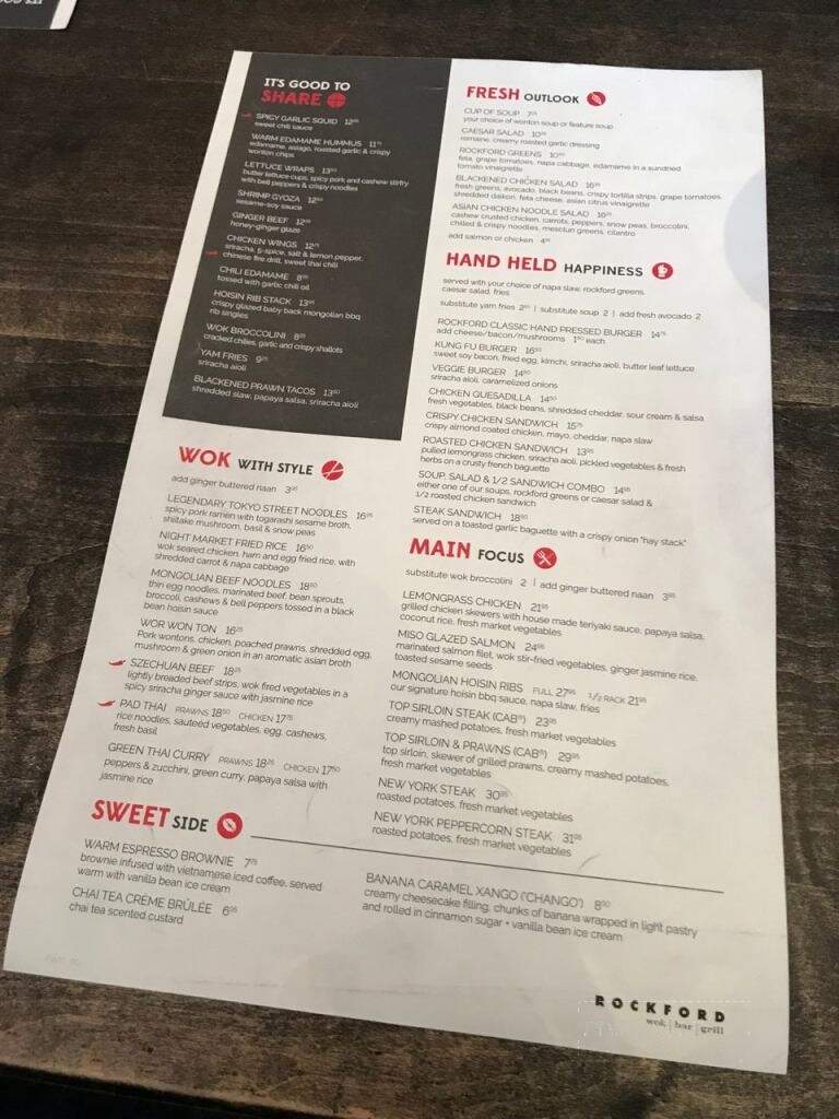 Rockford Grill Prince George - Prince George, BC menu_pic