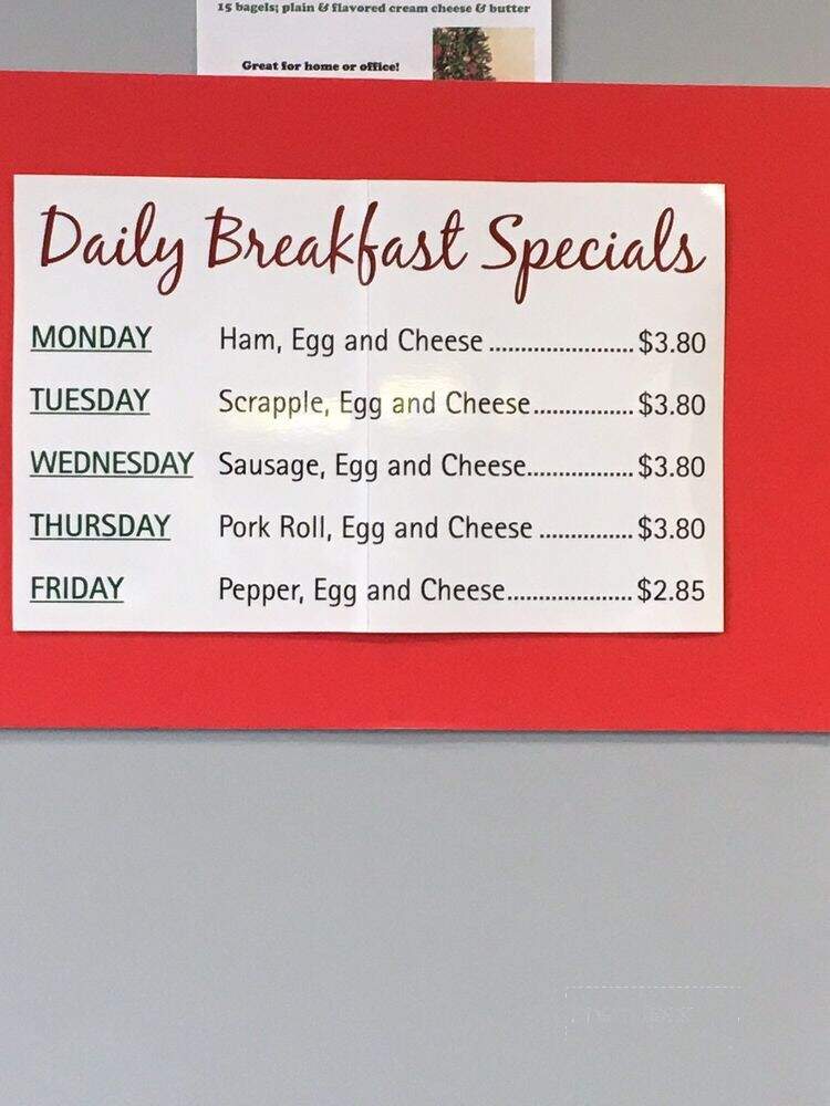 Redhouse Bagels - Bellmawr, NJ menu_pic