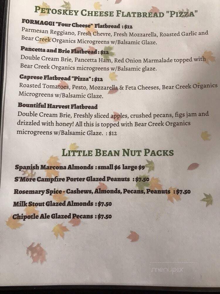 Burnt Marshmallow Brewing - Petoskey, MI menu_pic