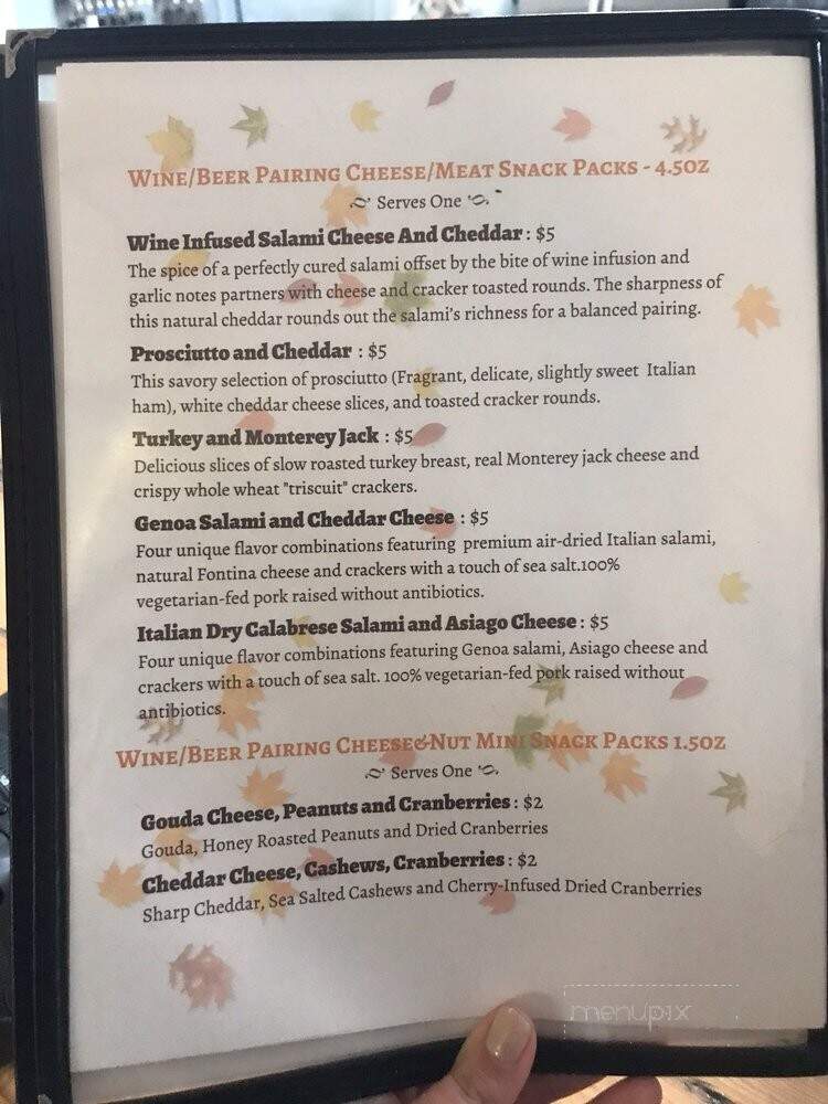 Burnt Marshmallow Brewing - Petoskey, MI menu_pic