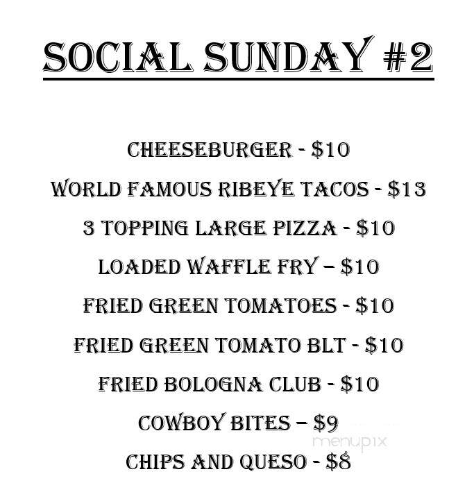 Red Rooster IceHouse - Hawkins, TX menu_pic