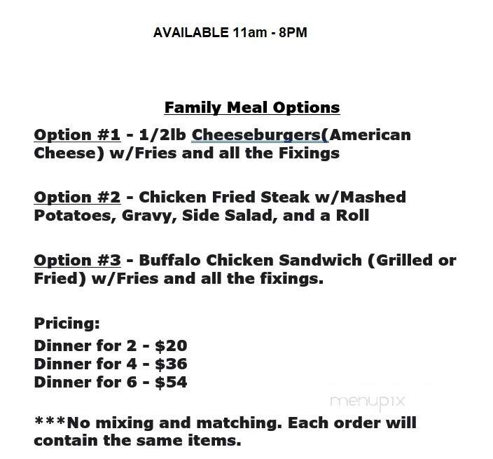Red Rooster IceHouse - Hawkins, TX menu_pic
