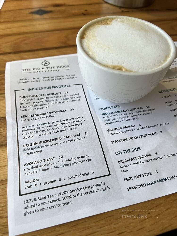 The Fig & The Judge - Seattle, WA menu_pic