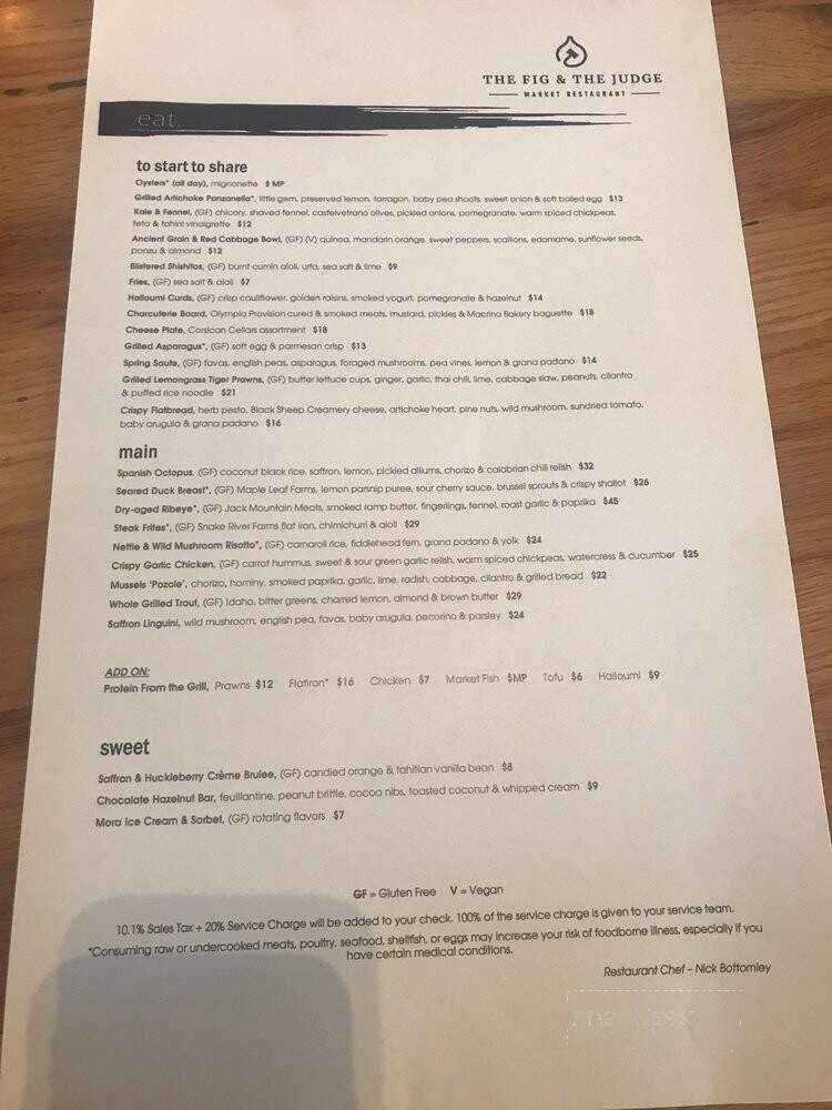 The Fig & The Judge - Seattle, WA menu_pic