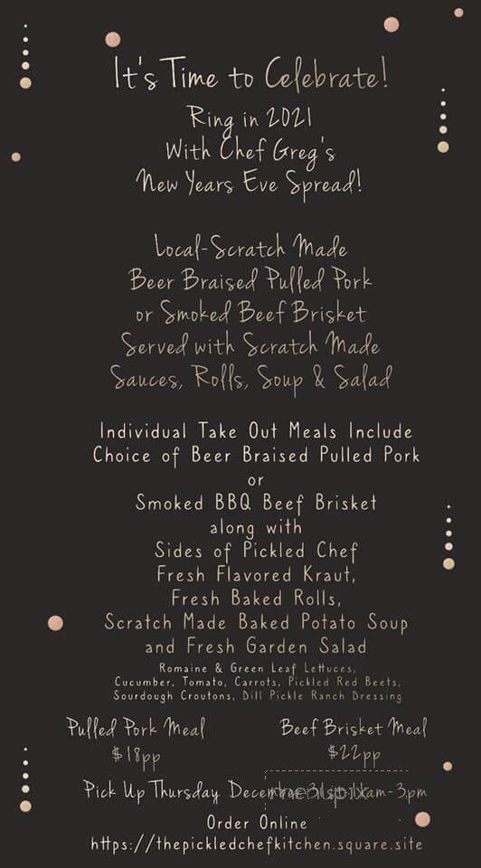 The Pickled Chef - Latrobe, PA menu_pic