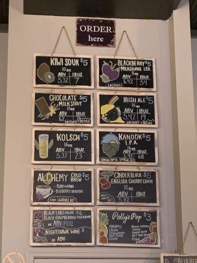Not Lost Brewing Company - Ottawa, KS menu_pic