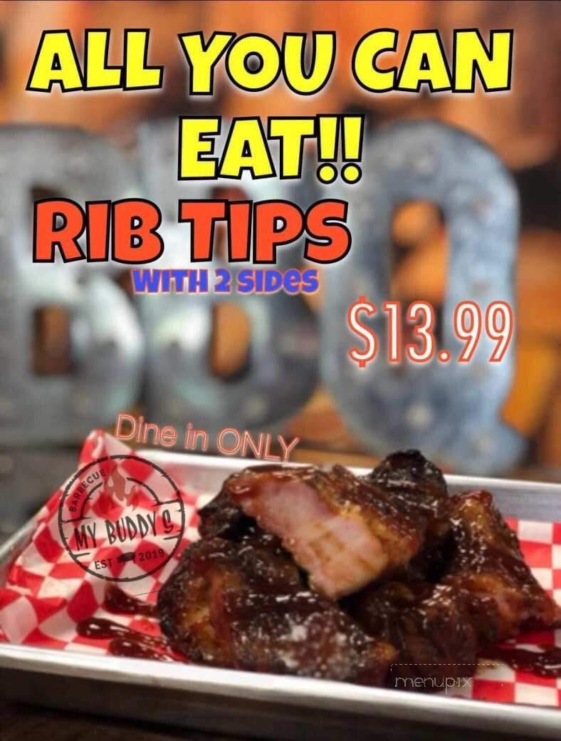My Buddy's BBQ & Catering - Jacksonville, IL menu_pic