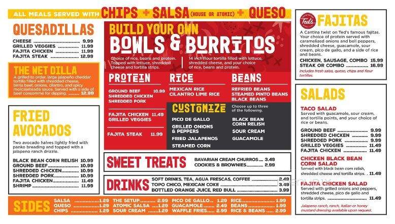 Ted's Tacos and Cantina - Ardmore, OK menu_pic