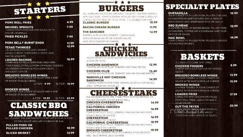 Smokies Craft BBQ - Bayville, NJ menu_pic