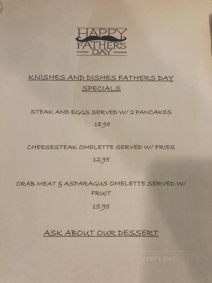Knishes & Dishes - Lafayette Hill, PA menu_pic