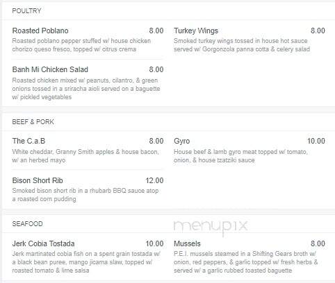 Fifty West Brewing Company - Cincinnati, OH menu_pic