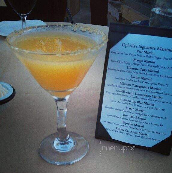 Ophelia's Restaurant - Sarasota, FL menu_pic