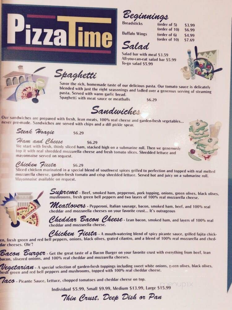 Pizza Time - Lexington, MS menu_pic