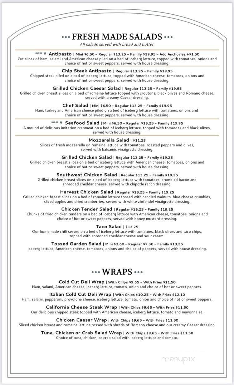 Rostas Cafe - Hazleton, PA menu_pic