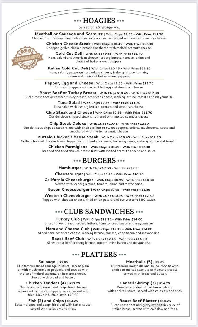 Rostas Cafe - Hazleton, PA menu_pic