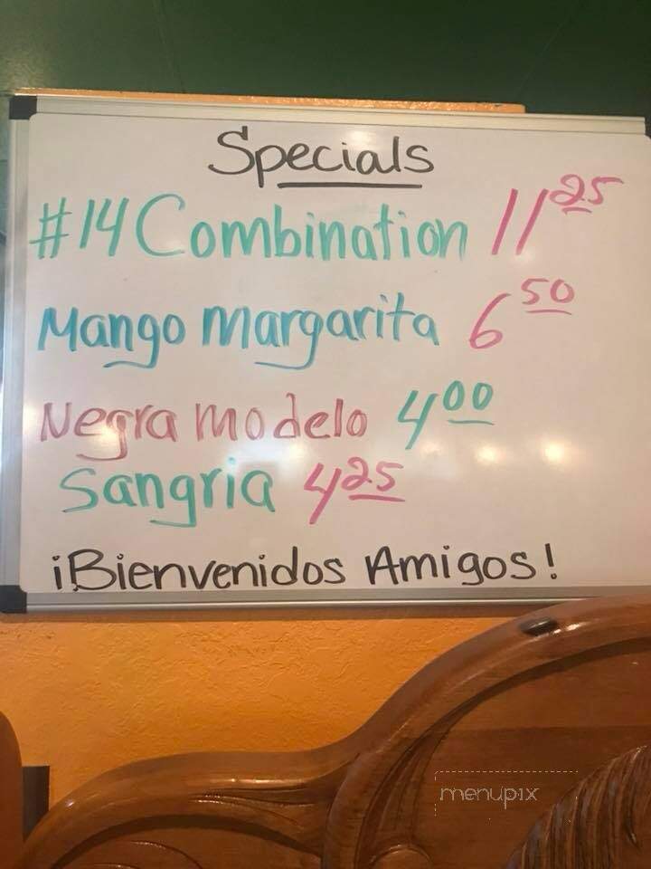 El Caporal Mexican Restaurant - North Bend, WA menu_pic