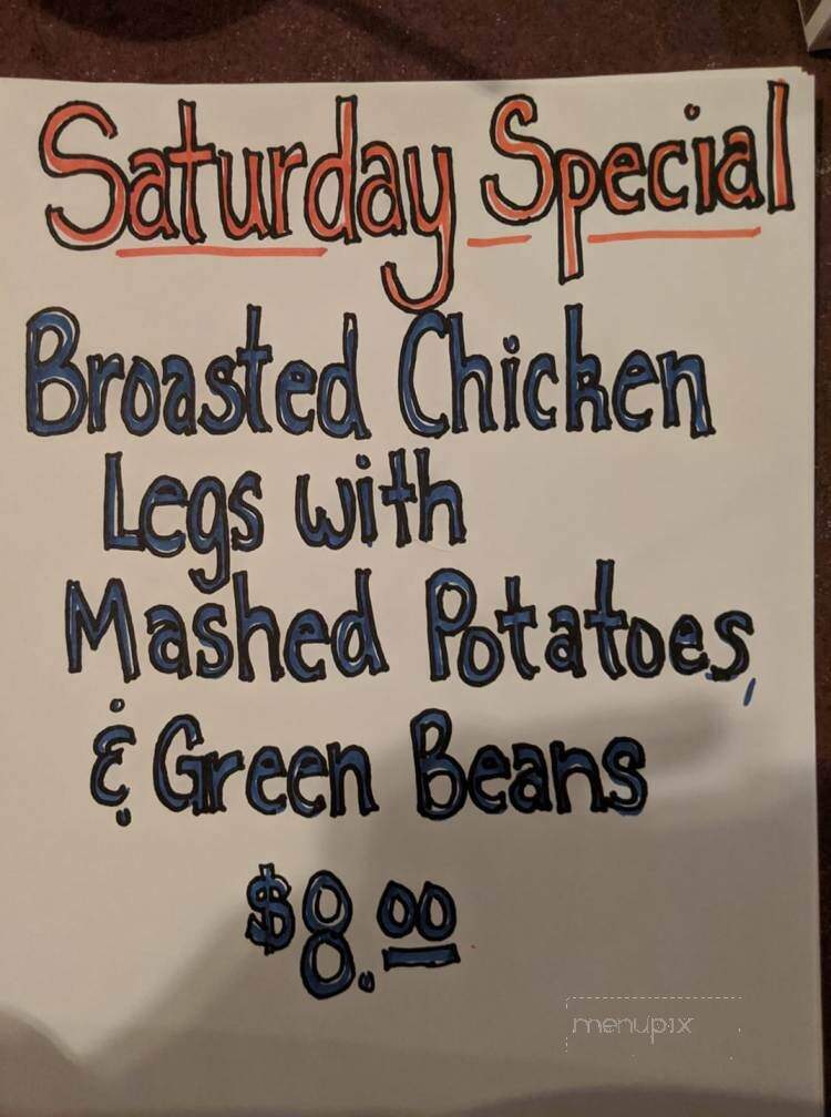 Vandy's Lakeside Pub - Markesan, WI menu_pic