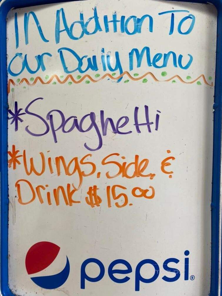 Southland Restaurant - Cottondale, AL menu_pic