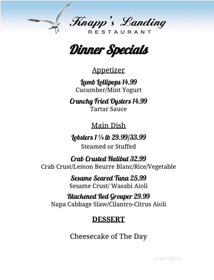 Knapp's Landing Restaurant - Stratford, CT