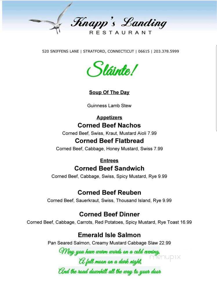 Knapp's Landing Restaurant - Stratford, CT