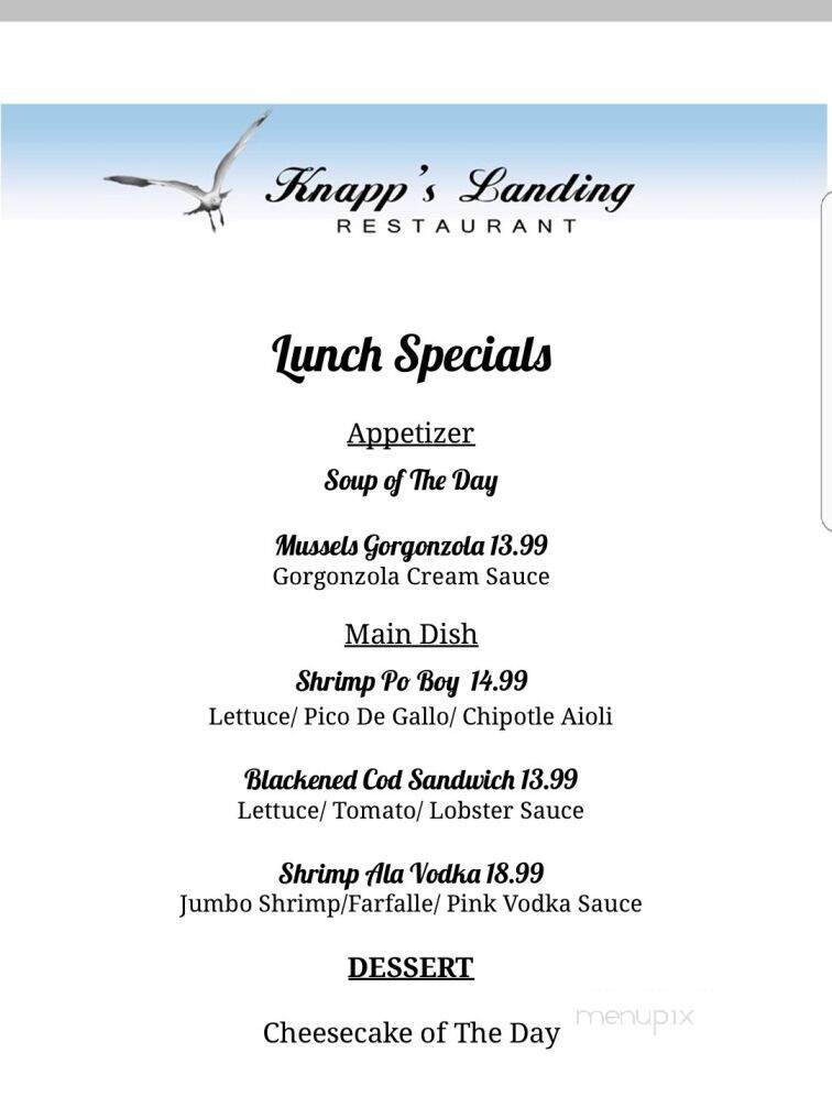 Knapp's Landing Restaurant - Stratford, CT