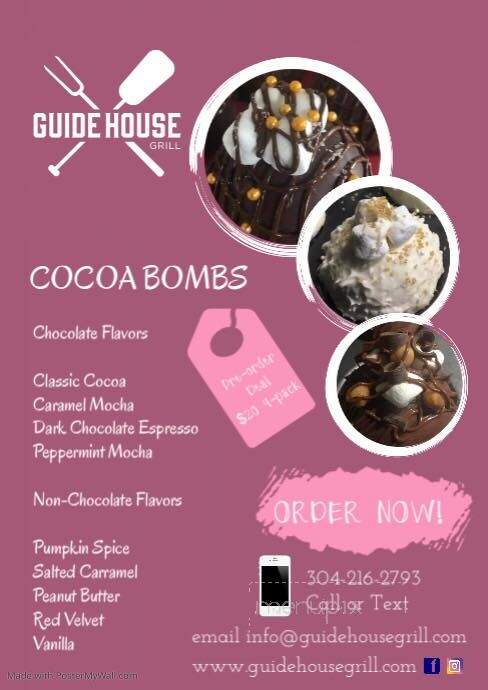 Guide House Grill - Knoxville, MD menu_pic