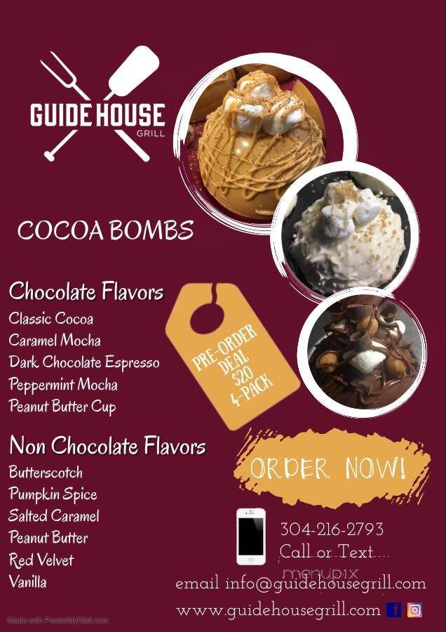 Guide House Grill - Knoxville, MD menu_pic