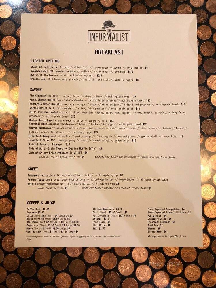 The Informalist - Eau Claire, WI