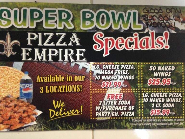 Pizza Empire - Denton, MD