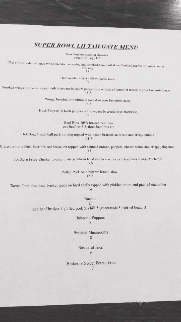 Chomping at the Bit - Guelph/Eramosa, ON menu_pic