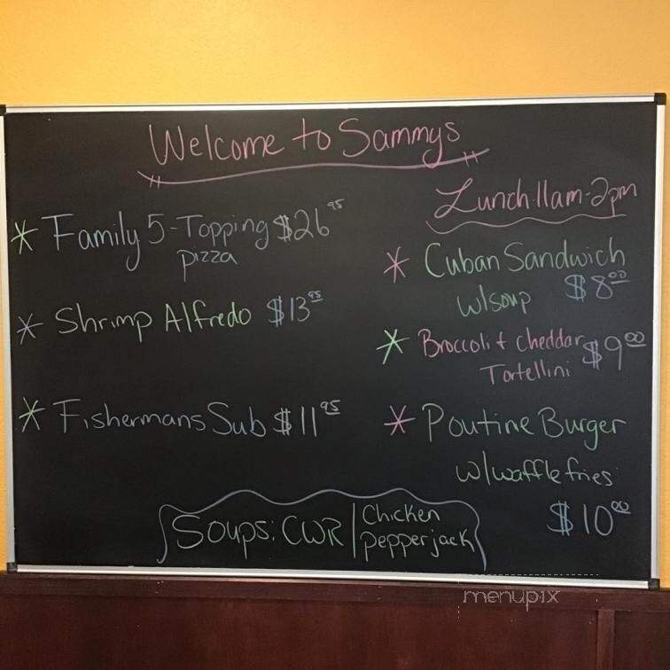 Sammy's Pizza Restaurant & Tavern - International Falls, MN menu_pic