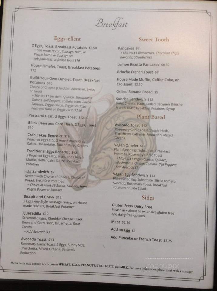 Apt Cape Cod - Brewster, MA menu_pic