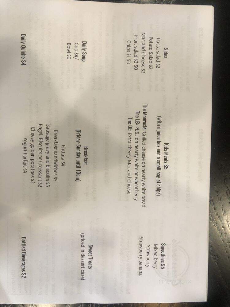 Crossroads Cafe & Catering - Penn Laird, VA menu_pic