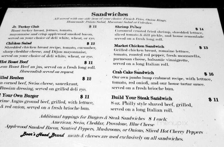 Spencer's Corner Bar - Wilton Manors, FL menu_pic
