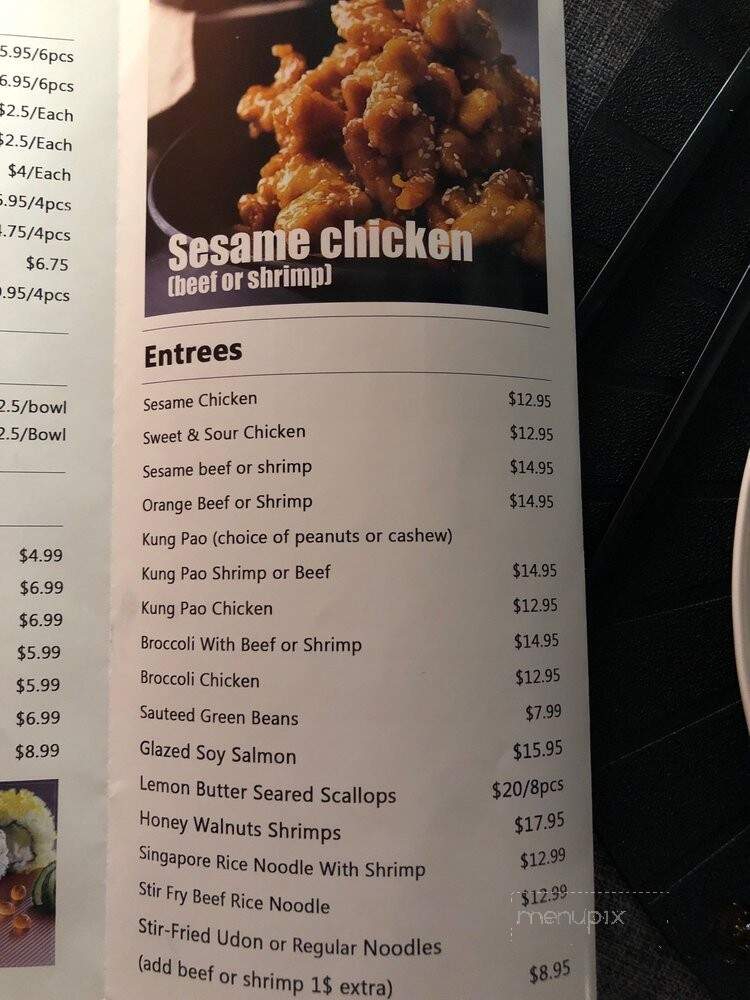 Rise Asian Fusion - Walworth, WI menu_pic